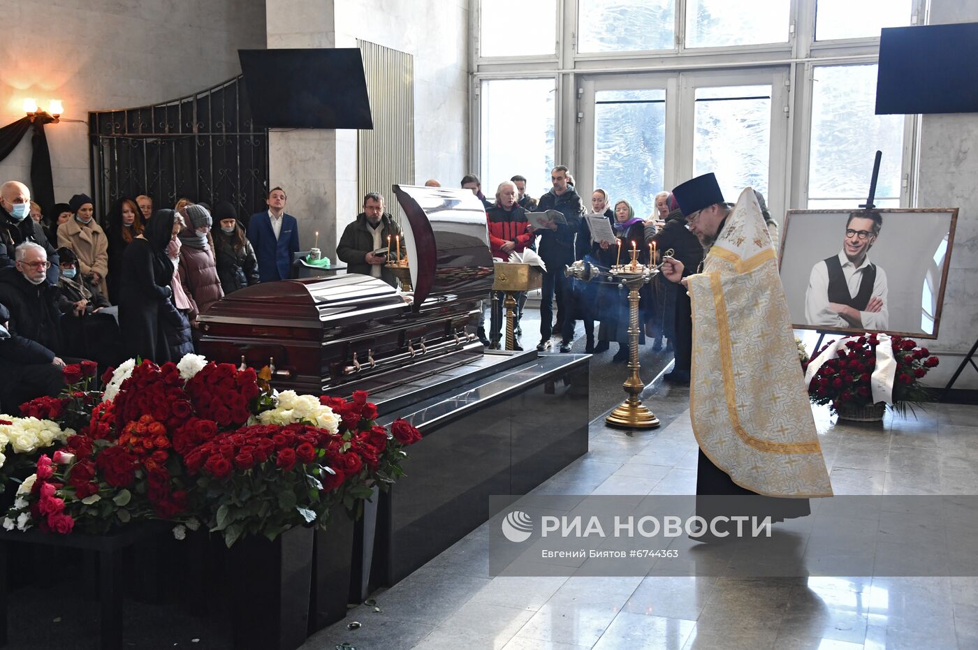 Прощание с журналистом М. Зеленским 