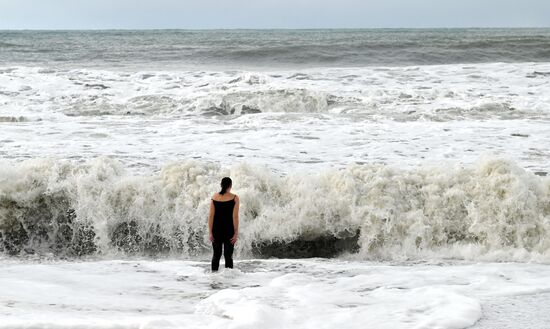 Шторм в Сочи