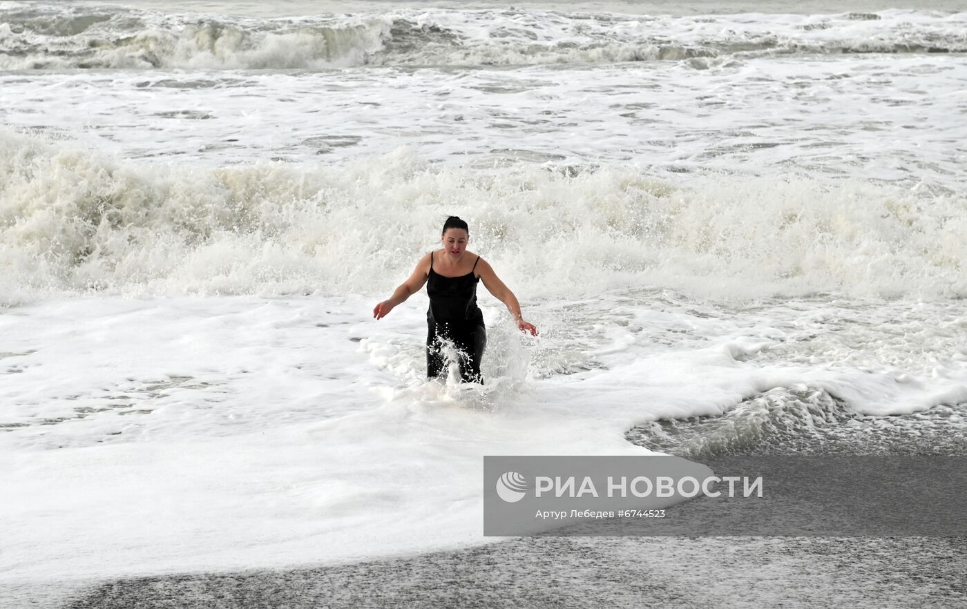 Шторм в Сочи