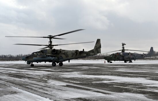 Новейшие вертолеты Ка-52М поступят на вооружение армии России