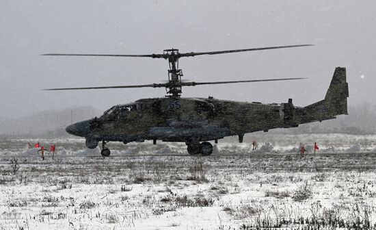 Новейшие вертолеты Ка-52М поступят на вооружение армии России