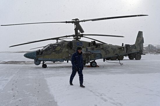 Новейшие вертолеты Ка-52М поступят на вооружение армии России