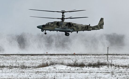 Новейшие вертолеты Ка-52М поступят на вооружение армии России