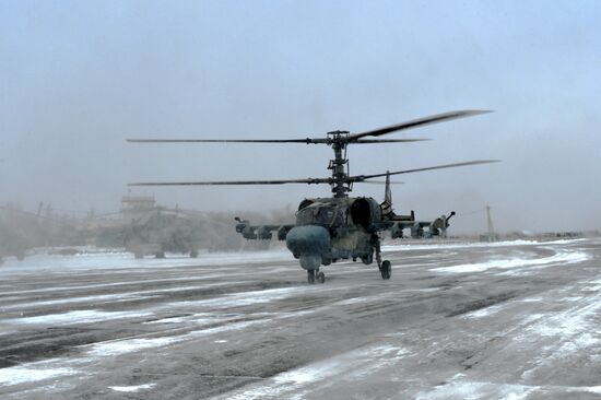 Новейшие вертолеты Ка-52М поступят на вооружение армии России