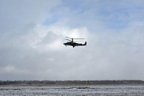 Новейшие вертолеты Ка-52М поступят на вооружение армии России