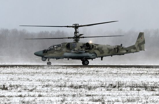 Новейшие вертолеты Ка-52М поступят на вооружение армии России