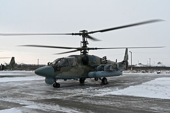 Новейшие вертолеты Ка-52М поступят на вооружение армии России