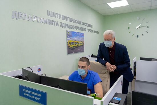 Мэр Москвы С. Собянин открыл консультативный центр критических состояний 