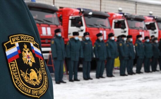 Открытие Всероссийских соревнований по пожарно - спасательному спорту в Казани