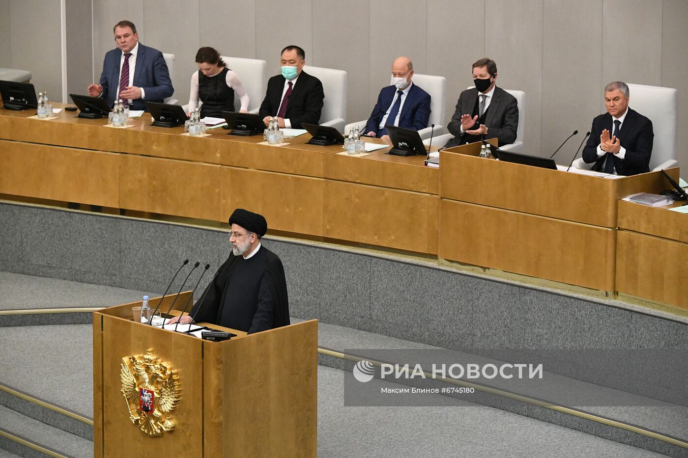 Президент Ирана Эбрахим Раиси выступил в Госдуме РФ