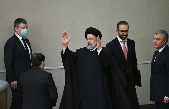 Президент Ирана Эбрахим Раиси выступил в Госдуме РФ