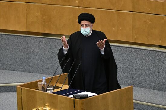 Президент Ирана Эбрахим Раиси выступил в Госдуме РФ
