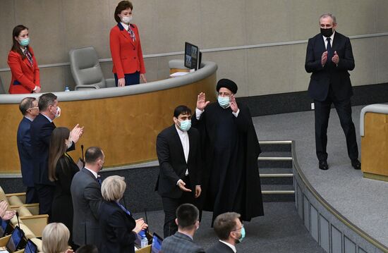 Президент Ирана Эбрахим Раиси выступил в Госдуме РФ