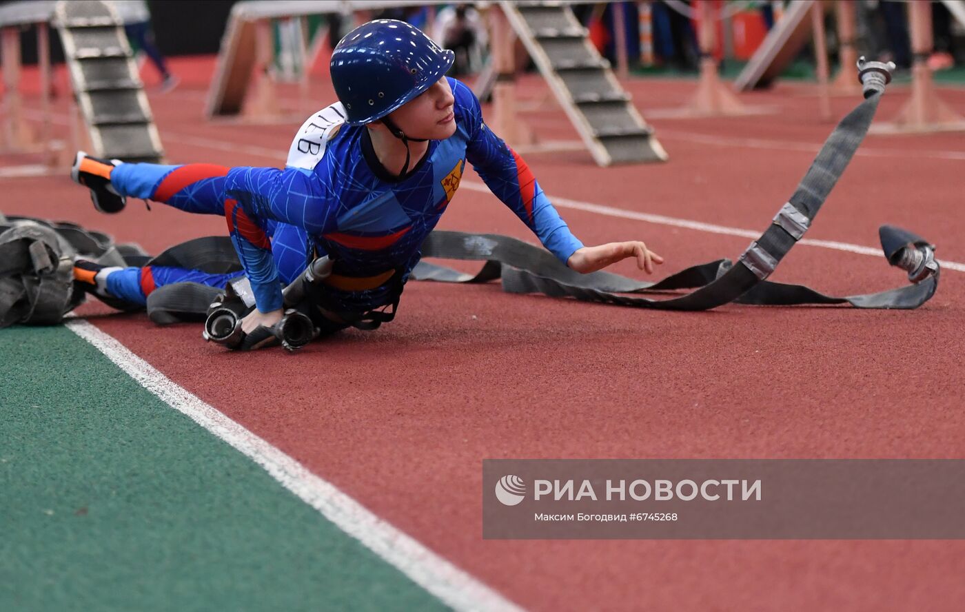 Открытие Всероссийских соревнований по пожарно - спасательному спорту в Казани