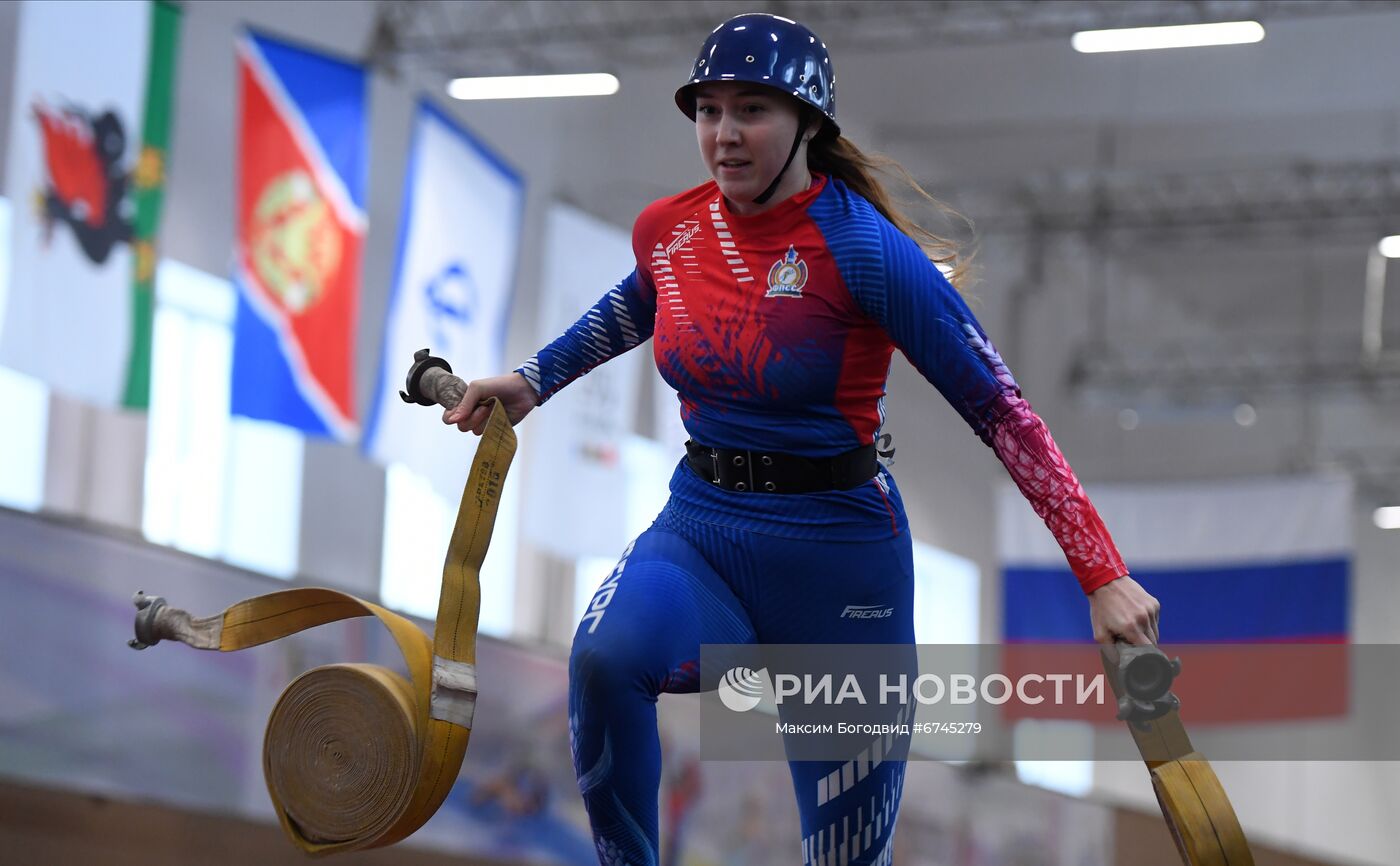 Открытие Всероссийских соревнований по пожарно - спасательному спорту в Казани