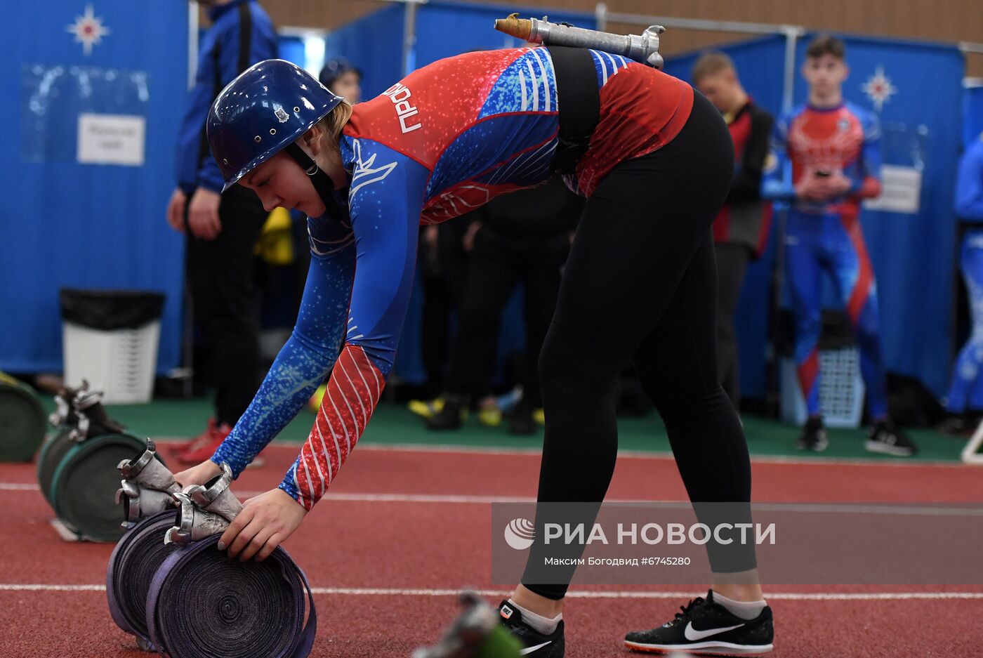 Открытие Всероссийских соревнований по пожарно - спасательному спорту в Казани