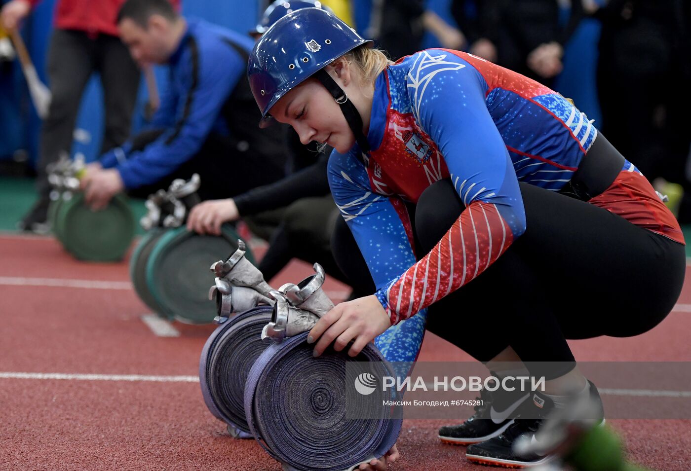 Открытие Всероссийских соревнований по пожарно - спасательному спорту в Казани