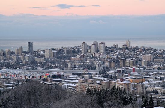 Снег в Сочи