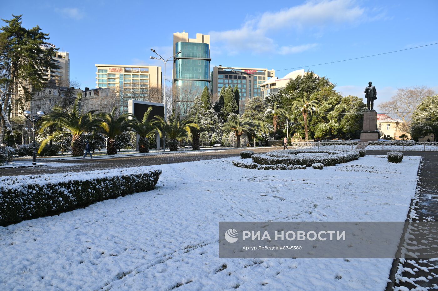 Снег в Сочи