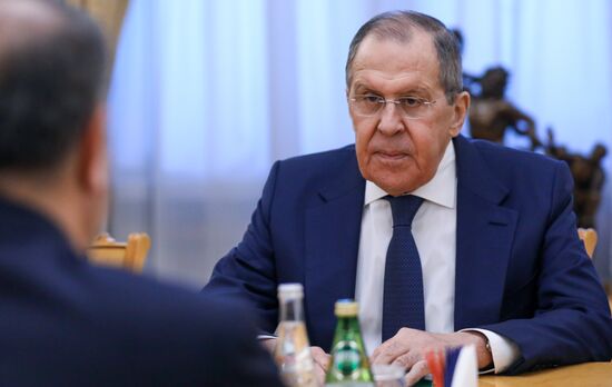Встреча главы МИД РФ и Ирана С. Лаврова и Х. Абдоллахиана