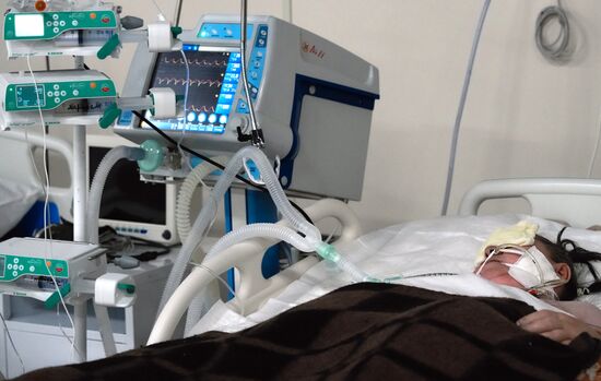 Госпиталь "Ленэкспо" для пациентов с Covid-19 в Санкт-Петербурге