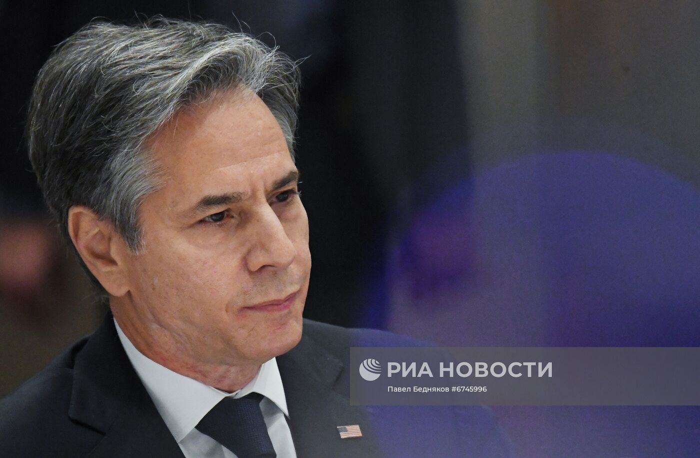 Встреча главы МИД РФ С. Лаврова с госсекретарем США Э. Блинкеном в Женеве