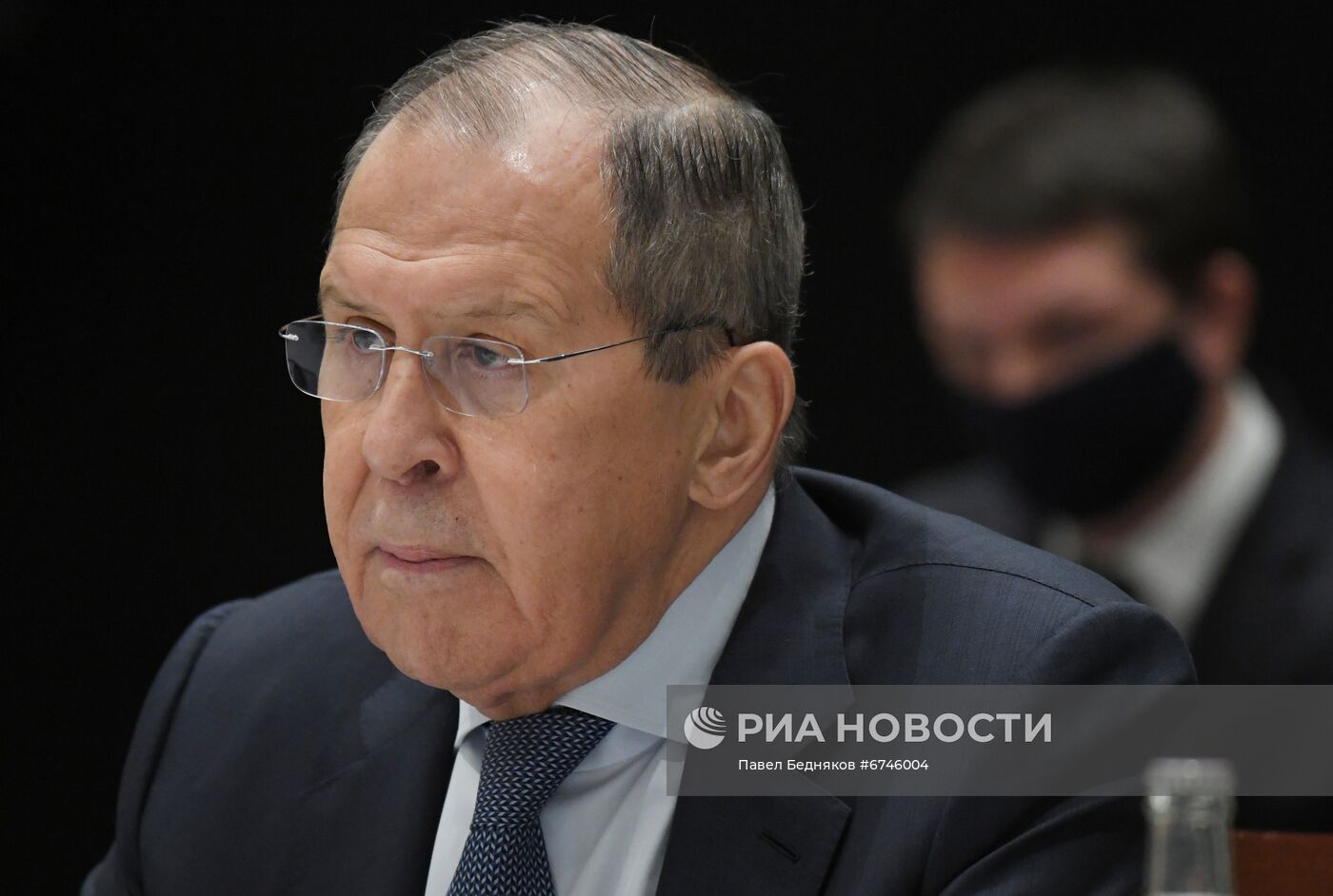 Встреча главы МИД РФ С. Лаврова с госсекретарем США Э. Блинкеном в Женеве