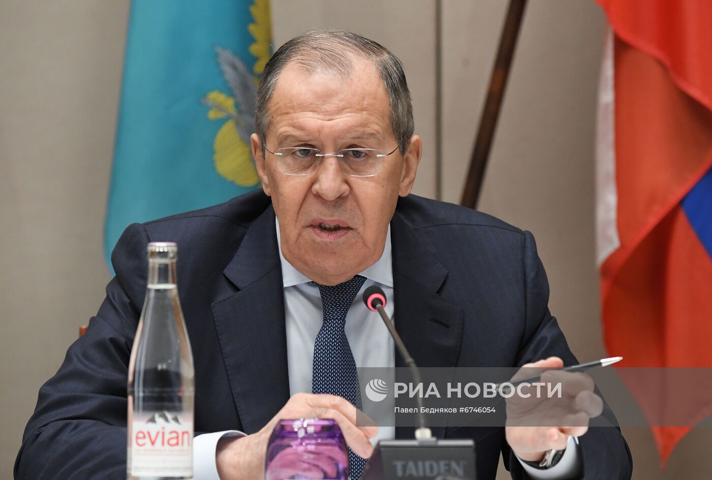 Встреча главы МИД РФ С. Лаврова с госсекретарем США Э. Блинкеном в Женеве