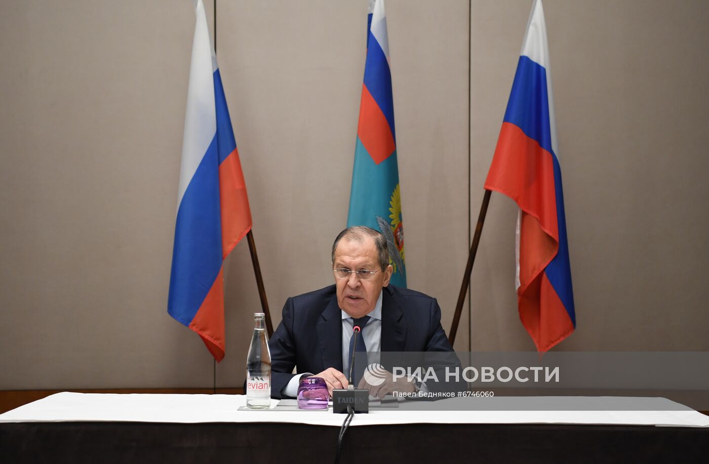 Встреча главы МИД РФ С. Лаврова с госсекретарем США Э. Блинкеном в Женеве