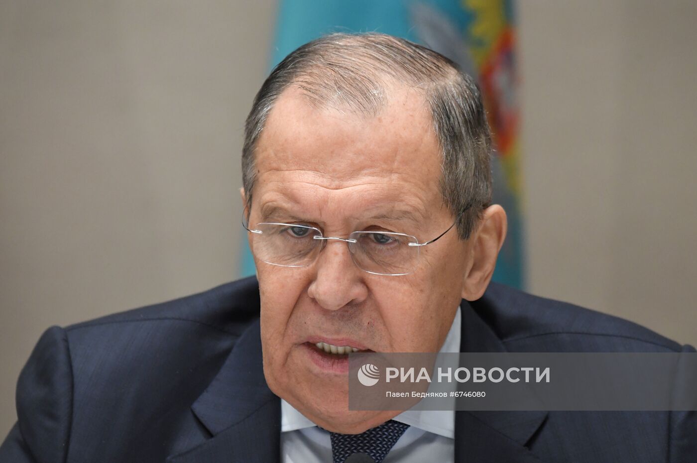 Встреча главы МИД РФ С. Лаврова с госсекретарем США Э. Блинкеном в Женеве