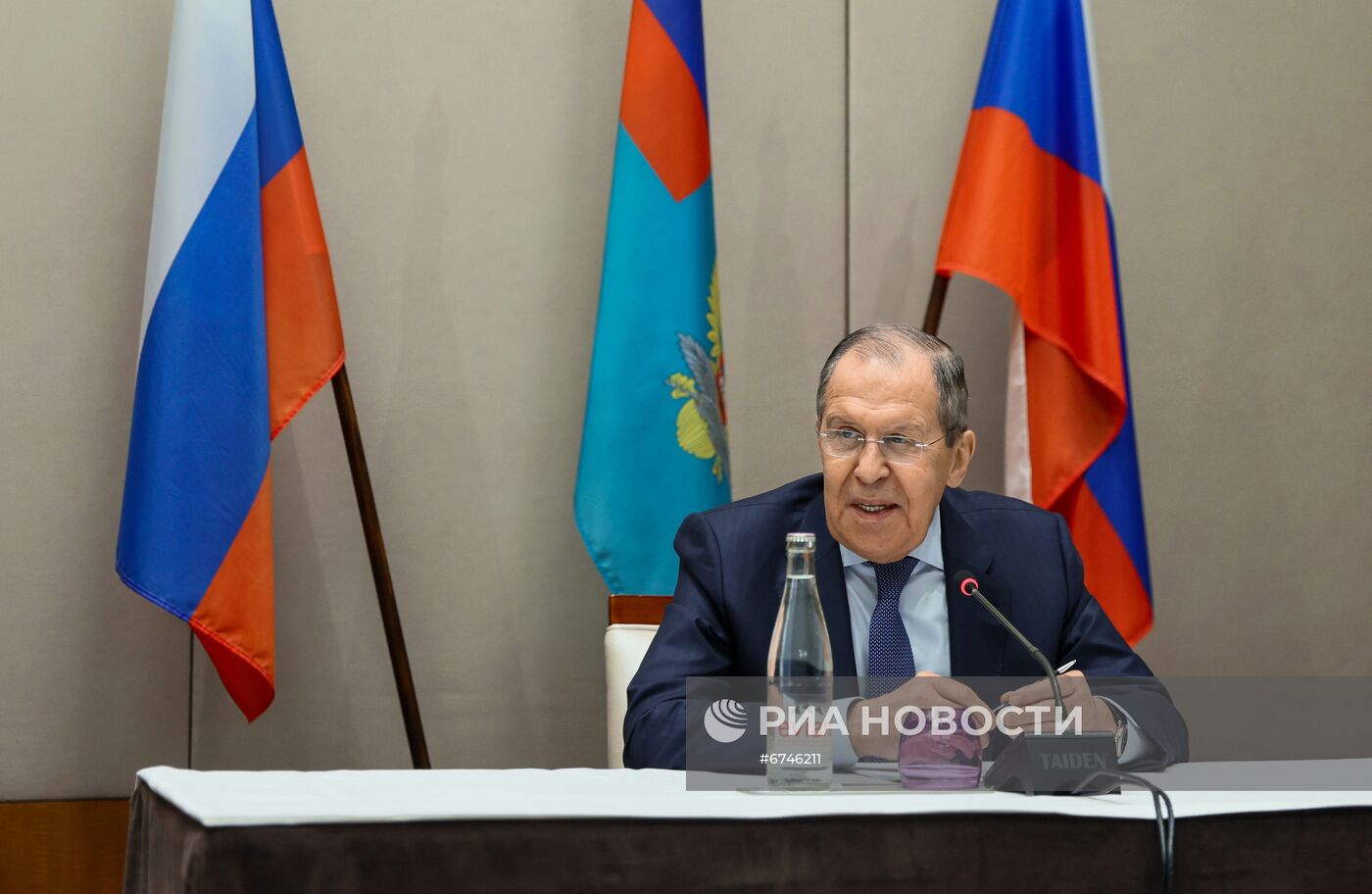 Встреча главы МИД РФ С. Лаврова с госсекретарем США Э. Блинкеном в Женеве