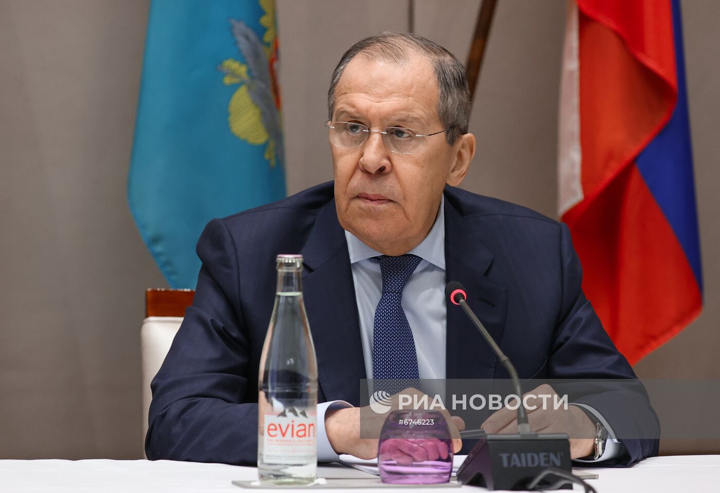 Встреча главы МИД РФ С. Лаврова с госсекретарем США Э. Блинкеном в Женеве