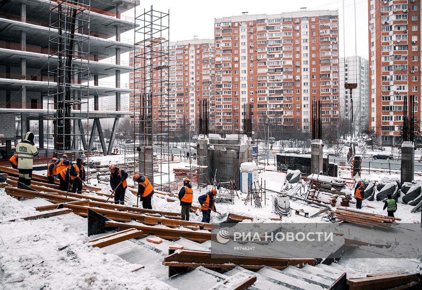 Строительство комплекса зданий Национального космического центра НПО им. Хруничева