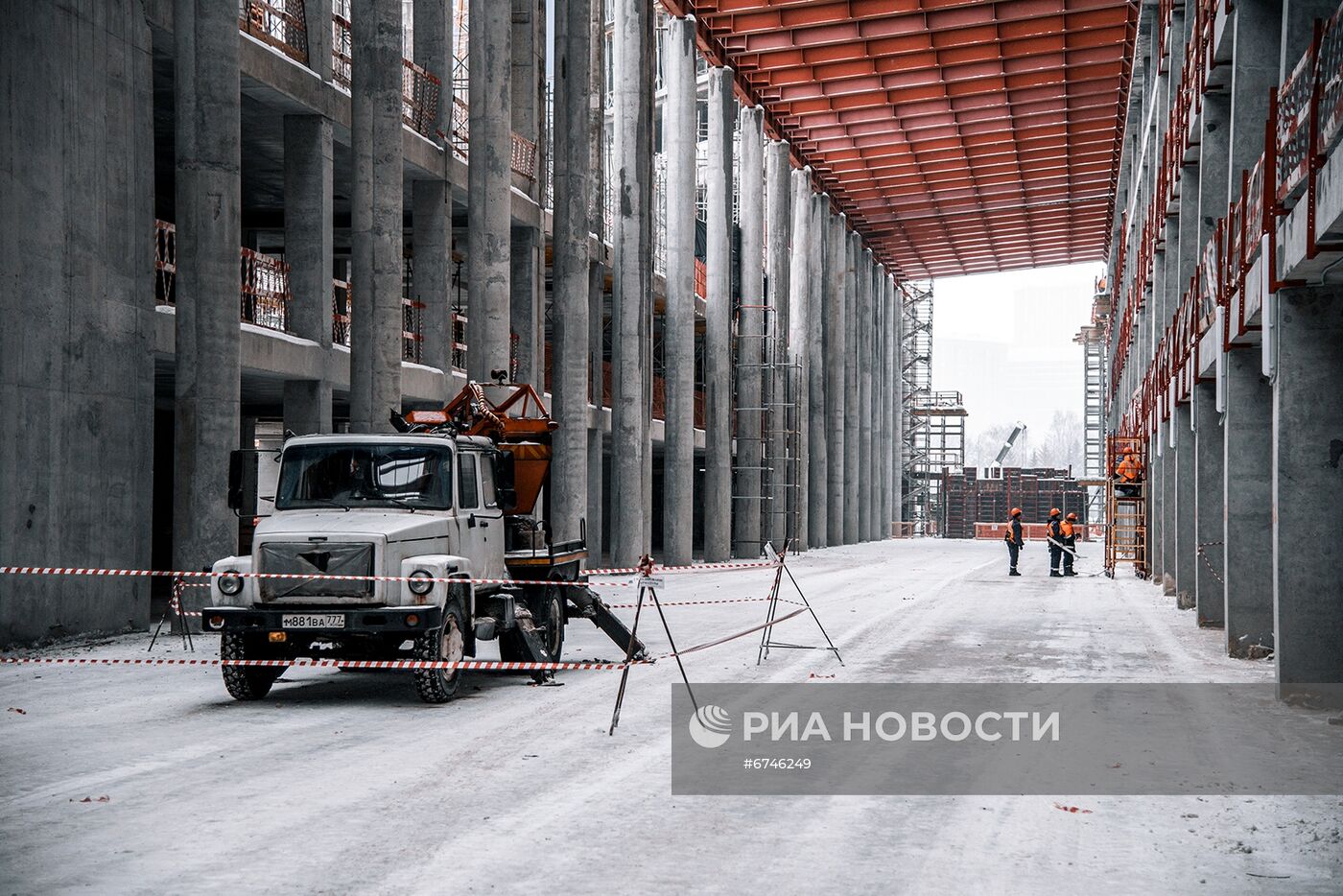 Строительство комплекса зданий Национального космического центра НПО им. Хруничева