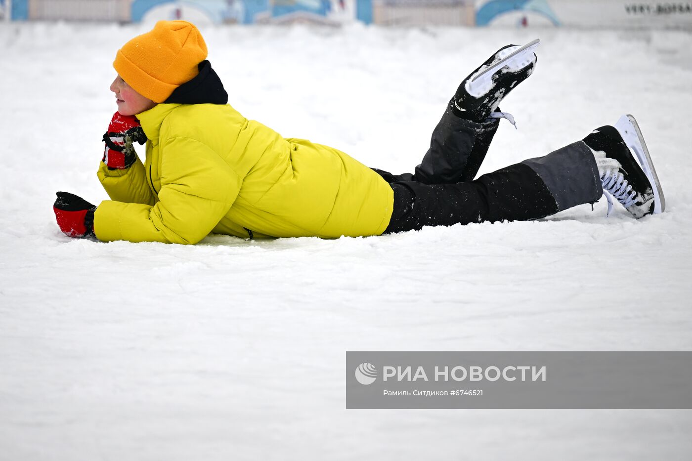 Благотворительный день на катке ВДНХ