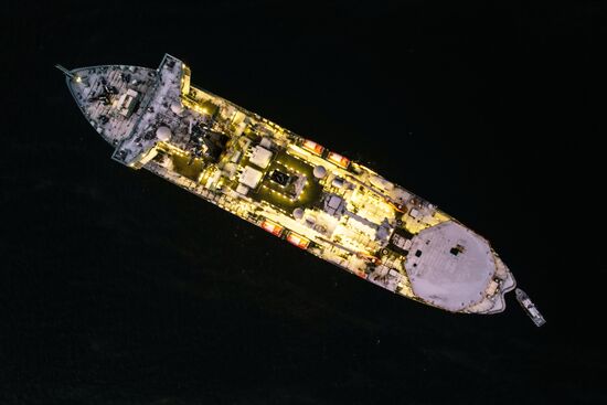 Новый атомный ледокол "Сибирь" в Мурманской области