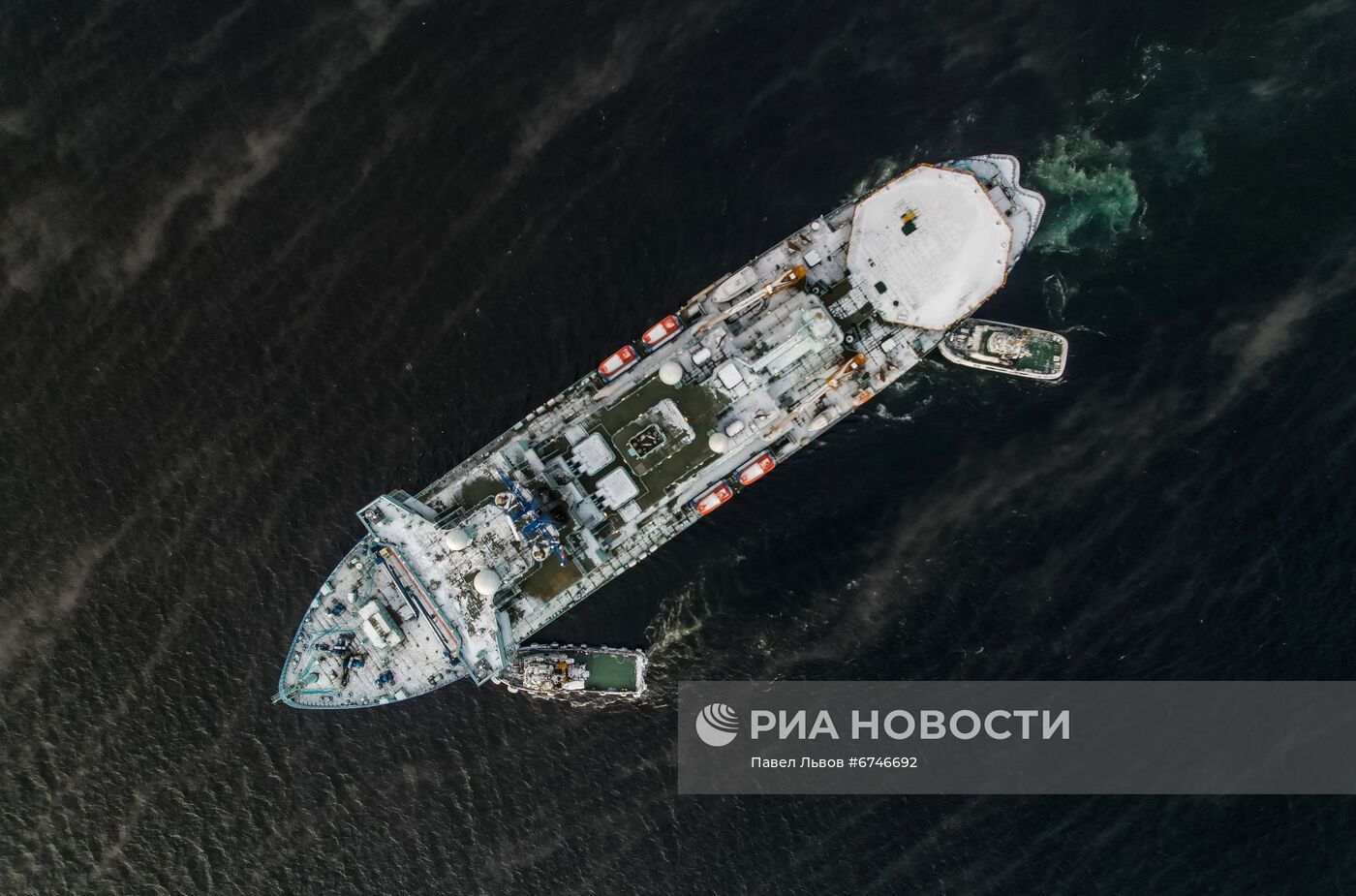 Новый атомный ледокол "Сибирь" в Мурманской области