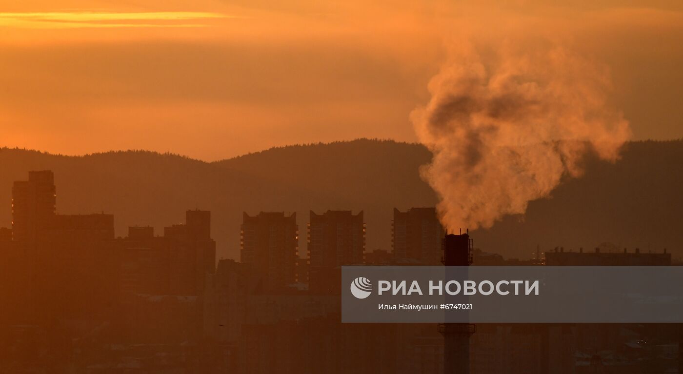 Режим "чёрного неба" в Красноярске