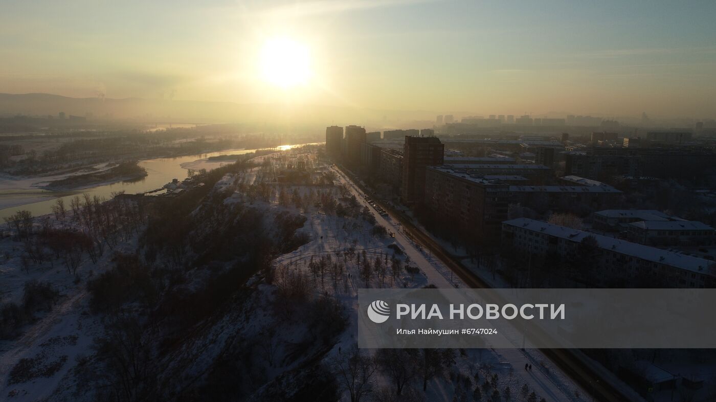 Режим "чёрного неба" в Красноярске