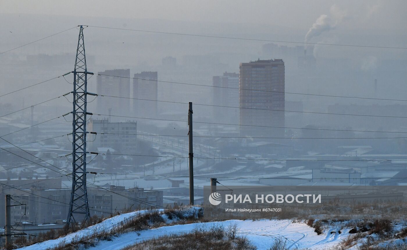 Режим "чёрного неба" в Красноярске