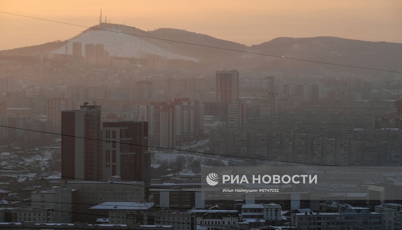 Режим "чёрного неба" в Красноярске