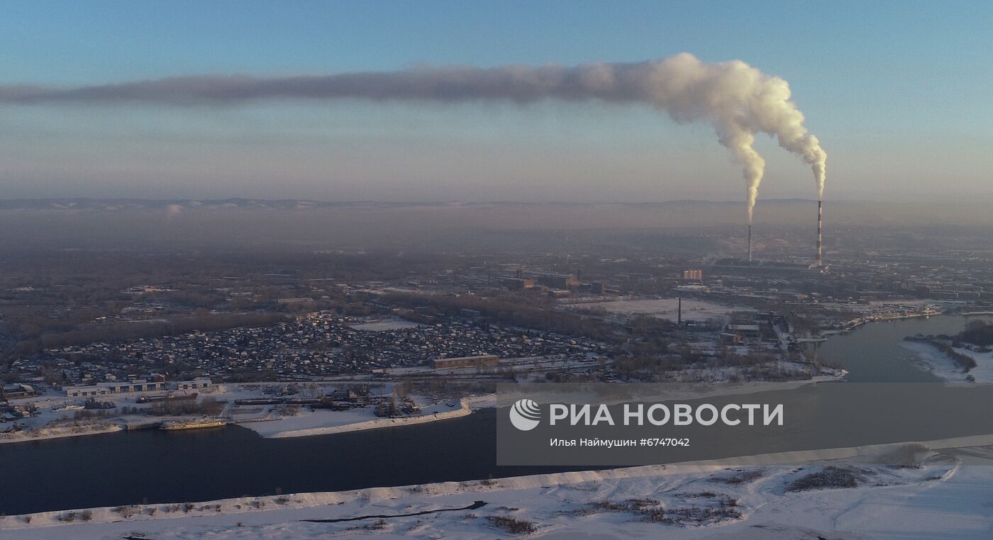 Режим "чёрного неба" в Красноярске