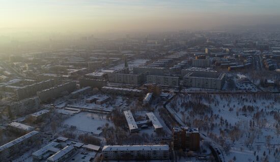 Режим "чёрного неба" в Красноярске