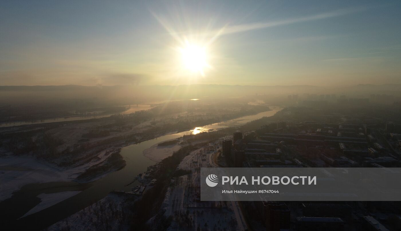 Режим "чёрного неба" в Красноярске