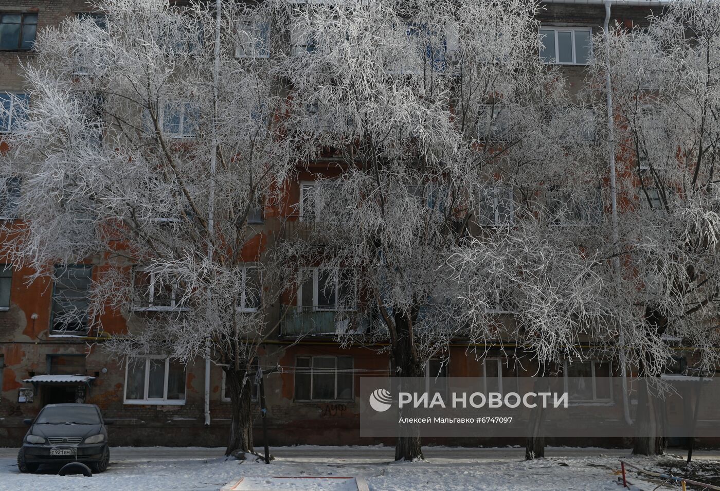 Зима в Омске 