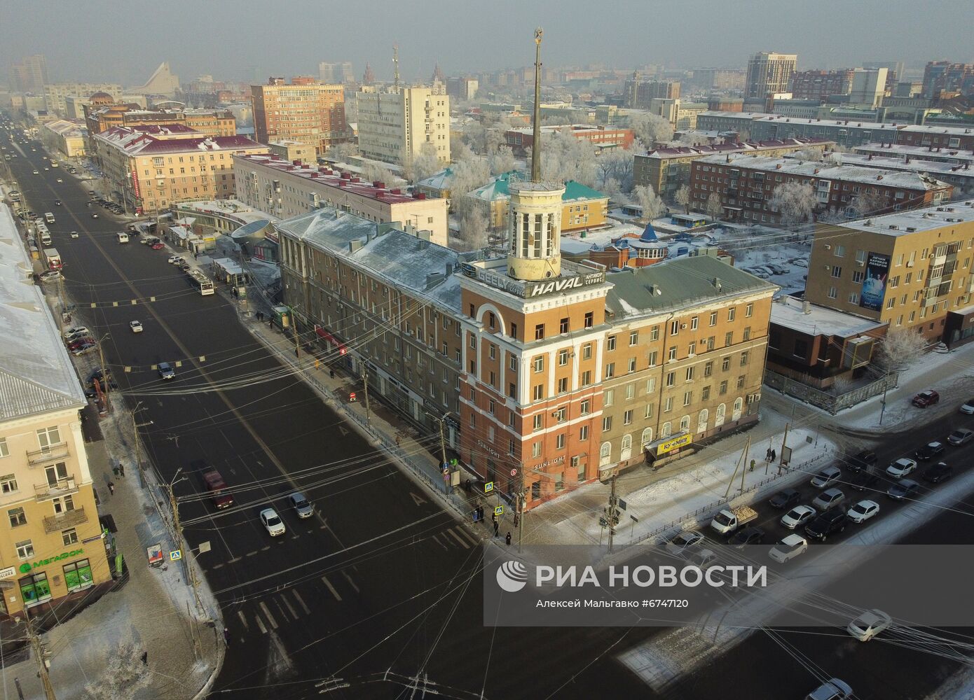 Зима в Омске