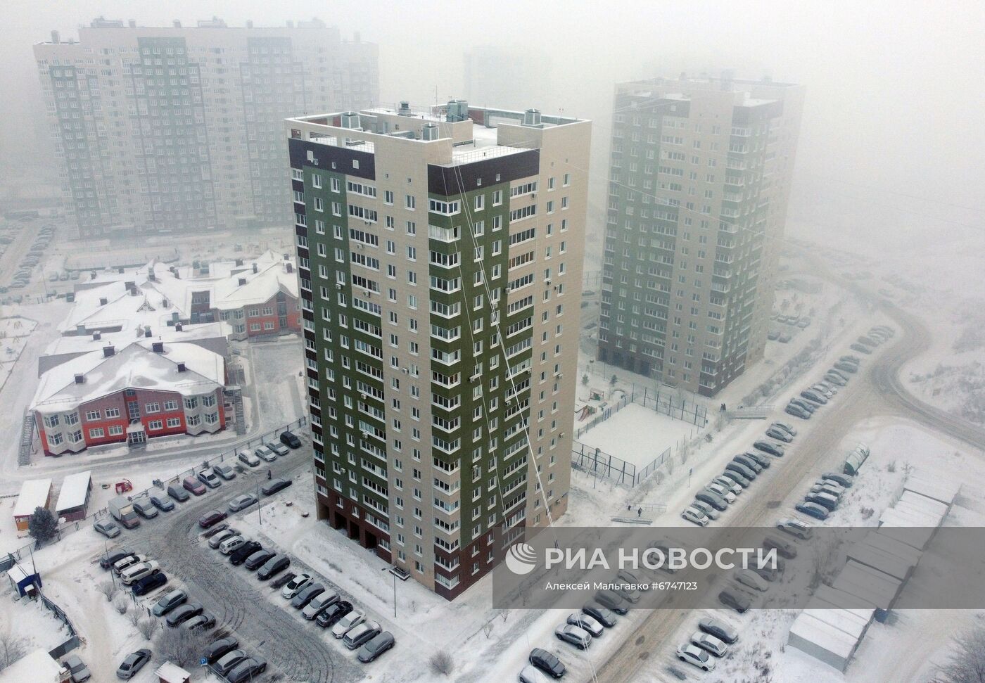 Зима в Омске 