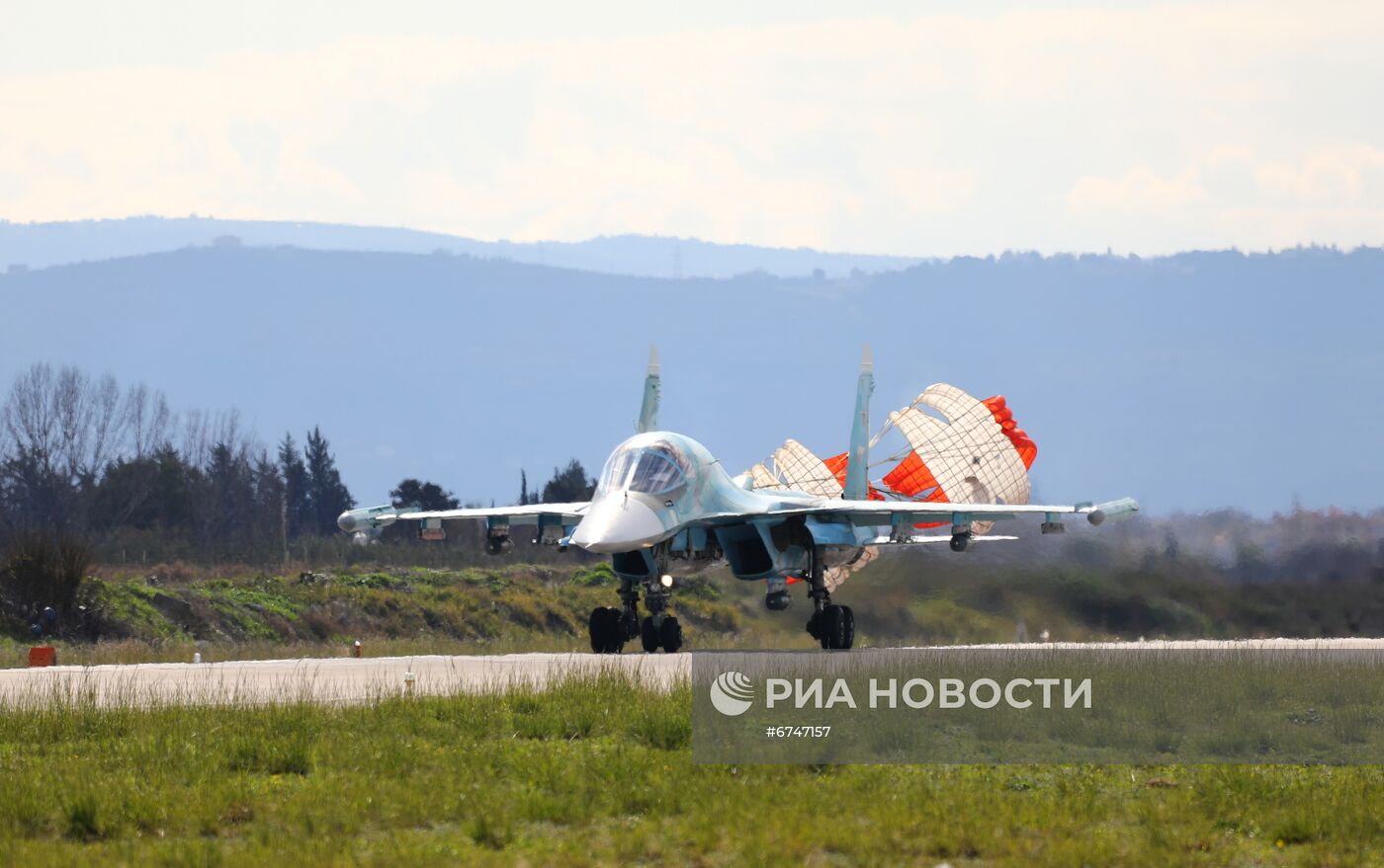 Совместное воздушное патрулирование военными летчиками России и Сирии