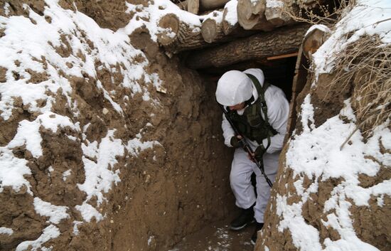 Ситуация на передовой в ЛНР