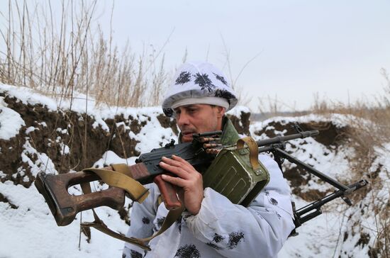 Ситуация на передовой в ЛНР